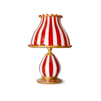 Lampa cyrkowa - Rood-Witte Strepen Metalen Design HL1048 — 320,00 €