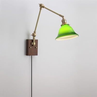 Banker Zwenkarm Plug In Wandlamp HL369 — € 188,00