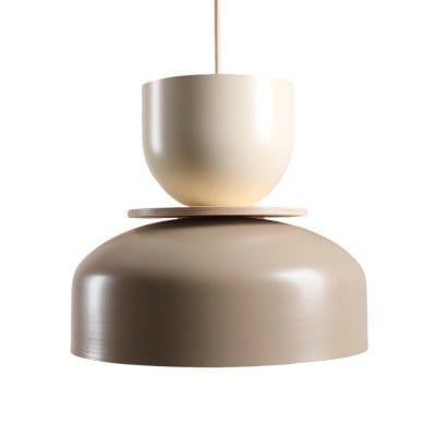 Lampada a sospensione in metallo con testa - Houten Macri Kleurrijke Keukenlamp HL1068 — € 220,00