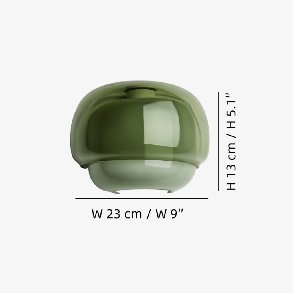 B 23 cm × H 13 cm / B 9″ × H 5,1″