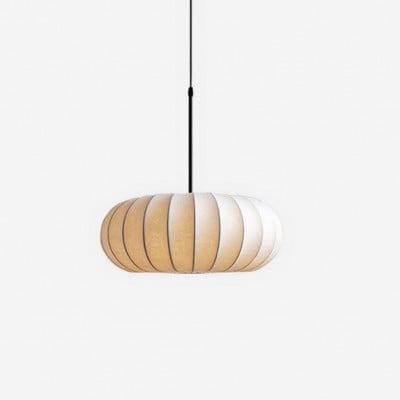 Eenvoudige Wabi-sabi witte lantaarn stoffen hanglamp HL852 — € 156,00