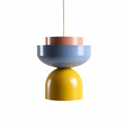 Lampada a sospensione Metalen Macri Bowl Shade - Veelkleurig Modulair Ontwerp HL1069 — € 185,00