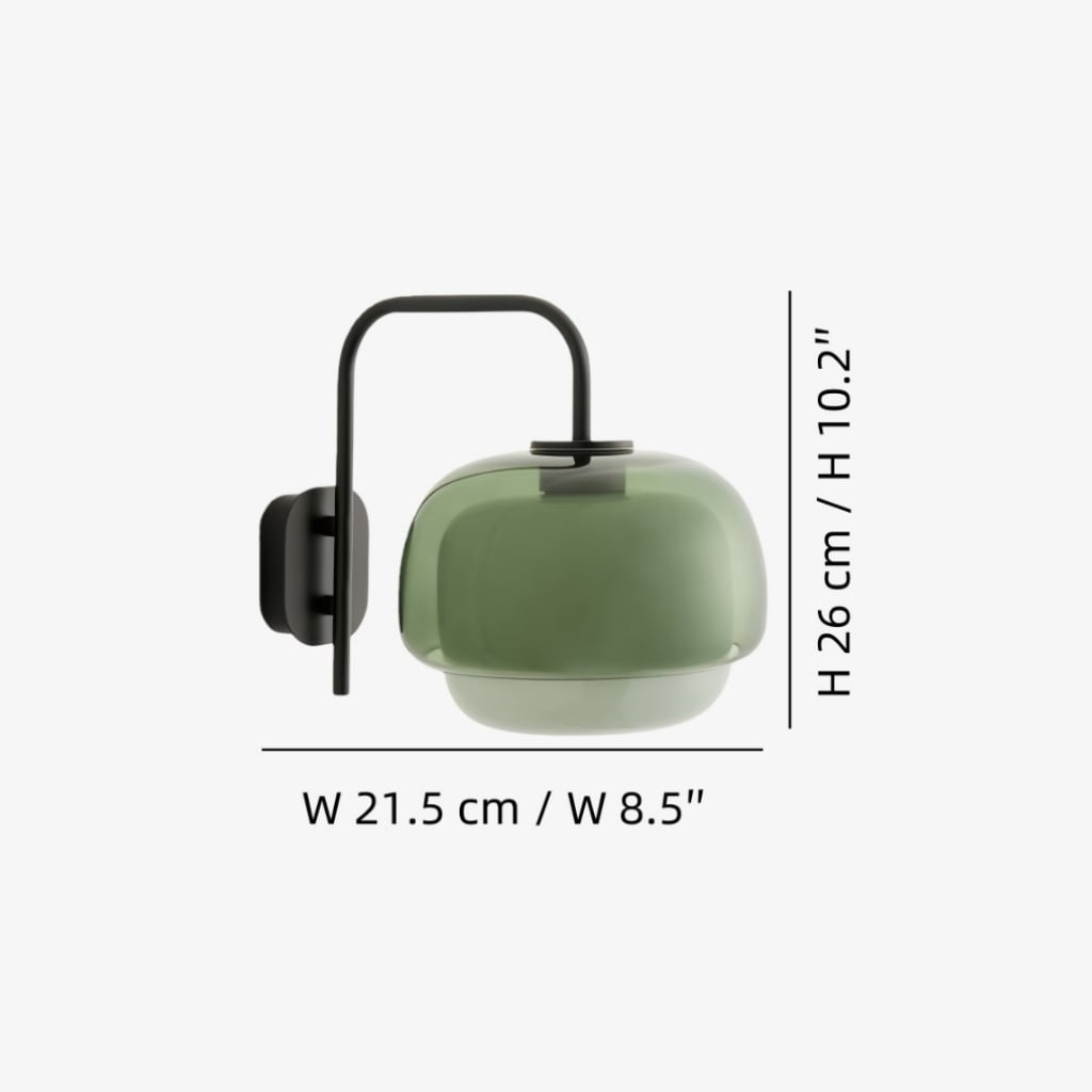 B 21,5 cm × H 26 cm / B 8,5″ × H 10,2″