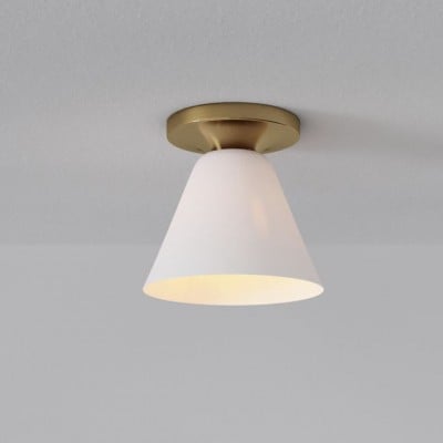 Conica Cone Flush Mount – Glazen plafondlamp voor moderne ruimtes HL1612 — € 77,00