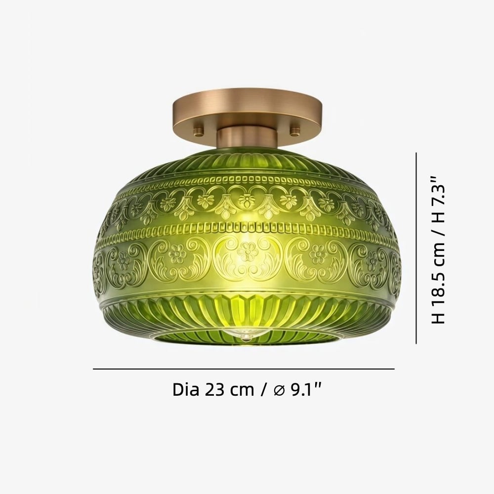 Dia 23 cm × H 19 cm / ∅ 9.1″ × H 7.5″