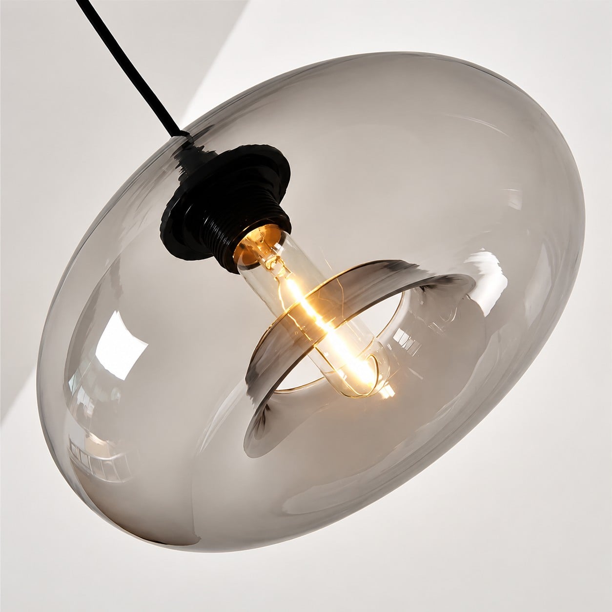 Getint glas met een mooie gloed