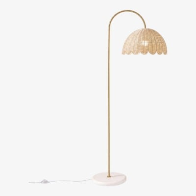 Olvara Natuurlijke Rotan Bubble Vloerlamp - Kinderkamerverlichting met Boho Charm HL1459 — € 369,00 (was € 433,00) -€ 64,00