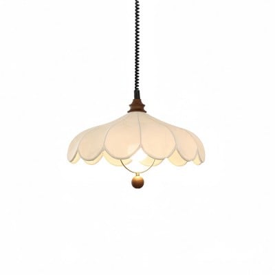 Hanglamp met stoffen bloemen - Frans bloemblaadjesontwerp voor gangpad HL1320 — € 286,00