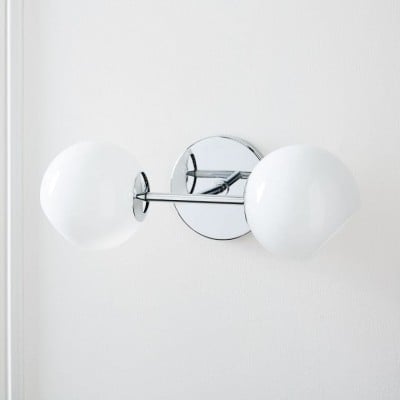 Brina Glass 2-lichts wandlamp - Minimalistische glazen wandlamp voor thuis HL1617 — € 120,00