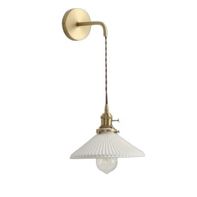 Moderne Kunst Design Geplooide Keramische Wandlamp HL281 — € 75,00 (was € 95,00) -€ 20,00