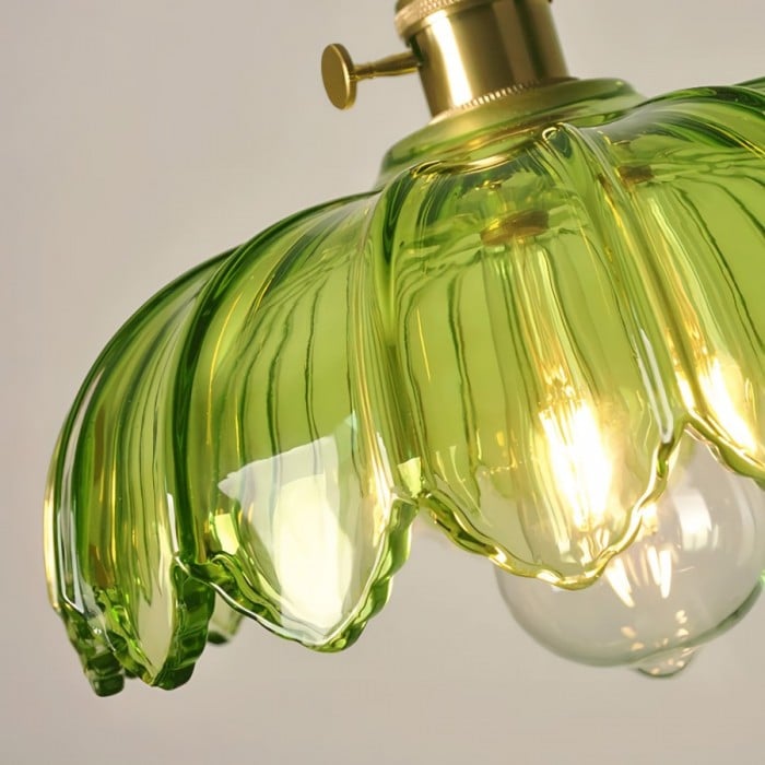 Lampenkap van verdikt glas