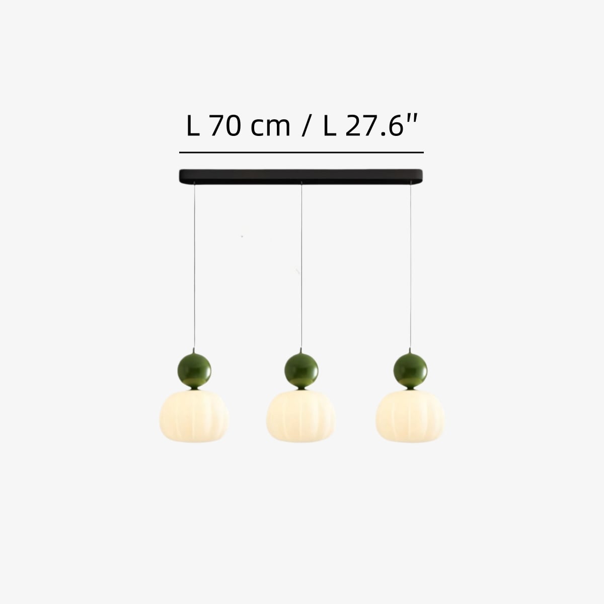 Długość 70 cm / Długość 27,6 cala