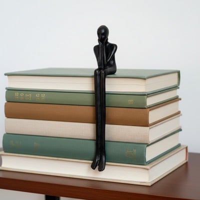 Floxo Lazy Dog en Abstracte Scandinavische Mensenfiguur Minimalistische Sculptuur voor Moderne Planken en Bureaus HL2521 — € 40,00