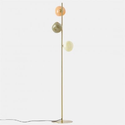 Opaal glazen vloerlamp - moderne staande lamp HL1779 — € 327,00