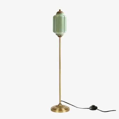 Eloise Vloerlamp van getextureerd glas in pompoenvorm - Organisch artistiek ontwerp en retrostijl voor de woonkamer HL2510 — € 198,00 (was € 236,00) -€ 38,00