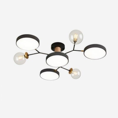 Nordic Branch LED Plafondlamp - Ronde Houten Lamp voor Slaapkamer HL1349 — € 138,00 (was € 200,00) -€ 62,00