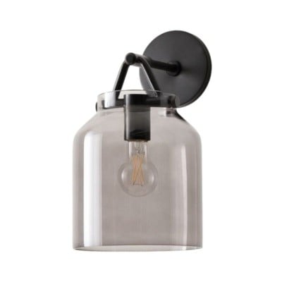 Hanton Moderne Minimalistische Wandlamp van Messing en Glas – Vochtwerend Geschikt voor Badkamers HL1622 — € 104,00