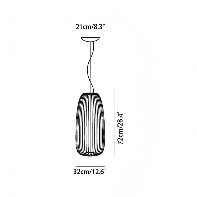 ∅ 32 cm x wys. 72 cm /∅ 12,6″ x wys. 28,4″