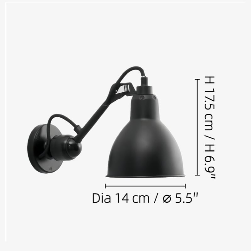 Dia 14 cm × H 17.5 cm / ∅ 5.5″ × H 6.9″