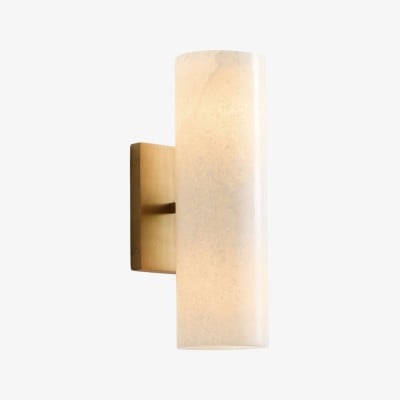 Wolvina Natural Marble Tube Wandlamp met Strakke Metalen Details HL1427 — € 190,00