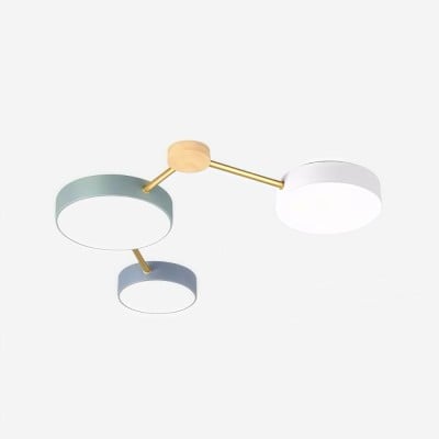 Nordic ronde LED plafondlamp - houten taklamp voor slaapkamer HL1347 — € 102,00 (was € 138,00) -€ 36,00