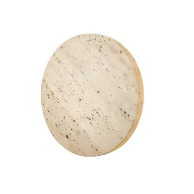 Travertijn stenen ronde wandlamp HL1270 — € 140,00