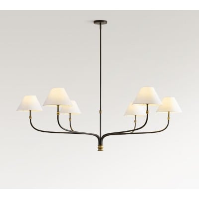Calin Klassieke Ronde Kroonluchter - Brons IJzeren Lamp voor Eetkamer HL1548 — € 612,00