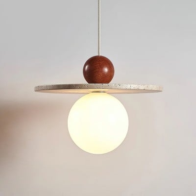 Retro Decor Cave Stone Disc Hanglamp HL956 — € 132,00