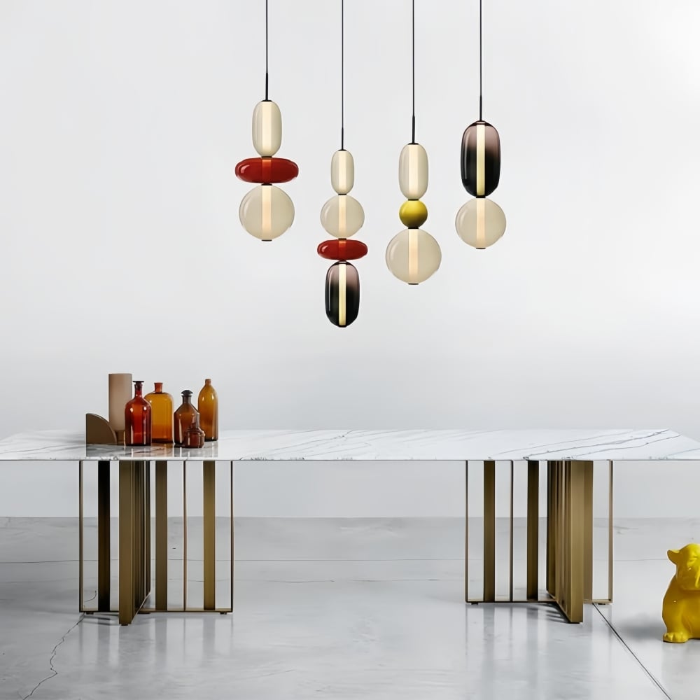 Glas Serie Elegant en temperatuurbestendig glas verspreidt het licht in een zachte, wazige gloed.
