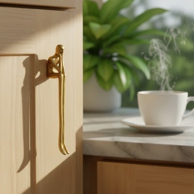 Verlitho Statement kastgreep - Door Gallery geïnspireerde hardware voor huisdecoratie HL2522 — € 34,00