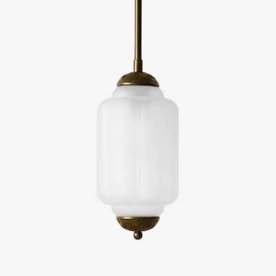 Eloise Vintage Glazen Kroonluchter - Melkglas Home Accent HL1651 — € 138,00