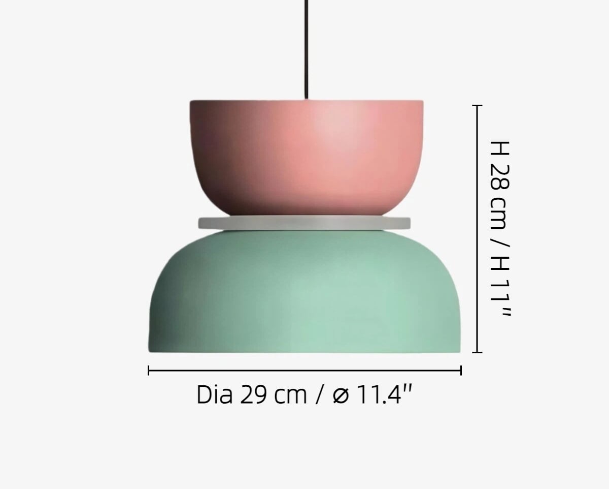 Diametro 29 cm × A 28 cm / ∅ 11,4″ × A 11″