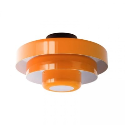 Veleora Bauhaus Drielaagse Plafondlamp - Kleurrijke Metalen Schijflamp HL1843 — € 114,00