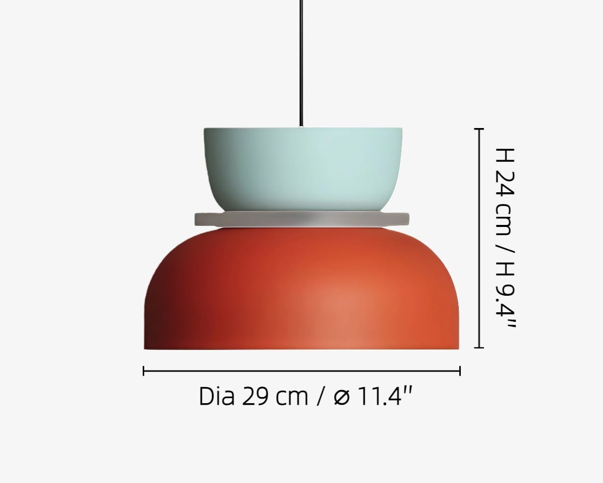 Diametro 29 cm × A 24 cm / ∅ 11,4″ × A 9,4″