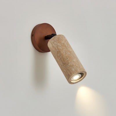 Wabi-Sabi Travertine Verstelbare Wandlamp HL851 — € 119,00