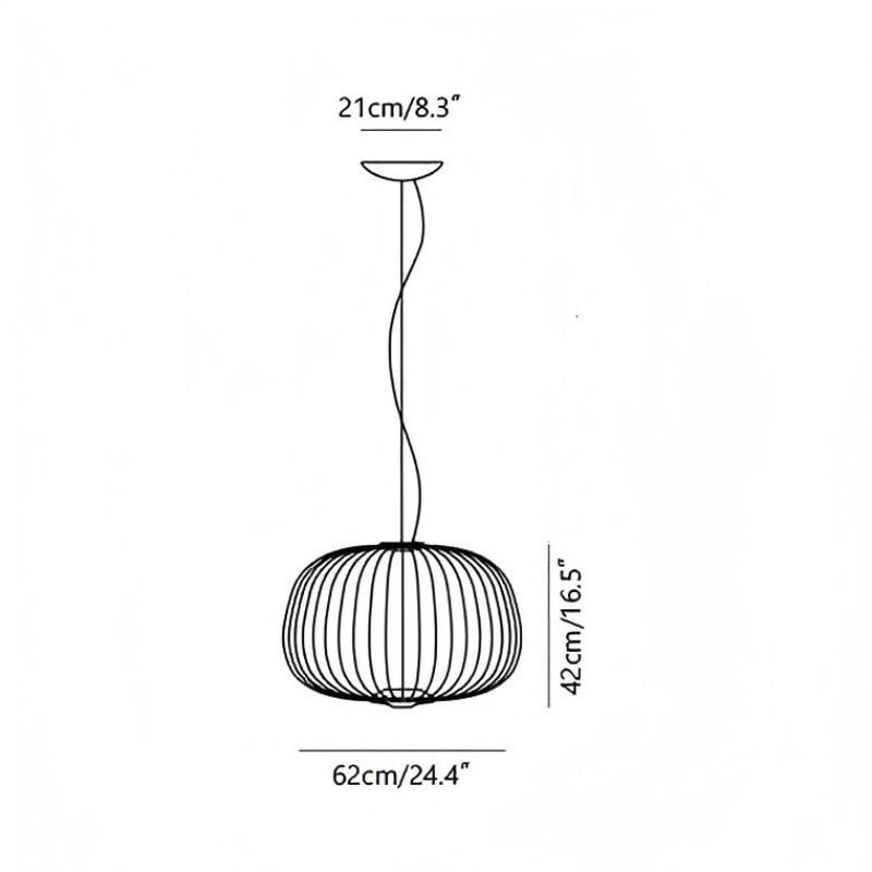 ∅ 62 cm x wys. 42 cm /∅ 24,4″ x wys. 16,5″
