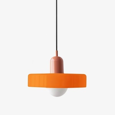 Kalo Disc Kleurrijke Hanglamp - Moderne Glazen Hanglamp voor de Eetkamer HL2447 — € 75,00