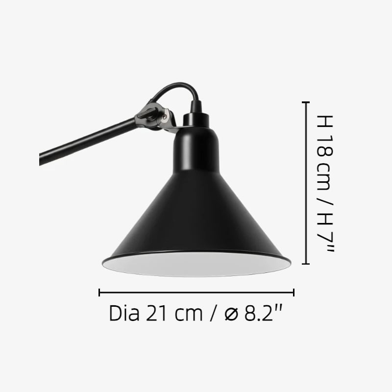 Dia 21 cm × H 18 cm / ∅ 8.2″ × H 7″