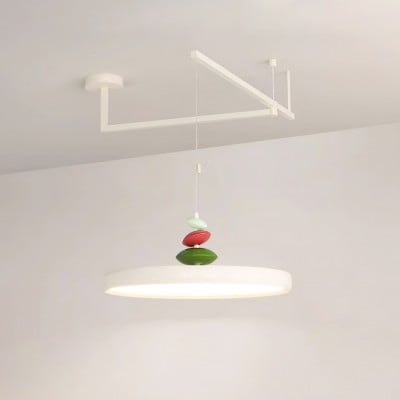Hanglamp met zwenkarm van steen HL906 — € 180,00
