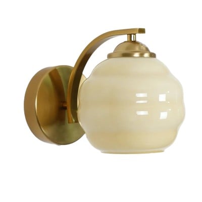 Vintage Glazen Bauhaus Art Deco Wandlamp HL282 — € 105,00