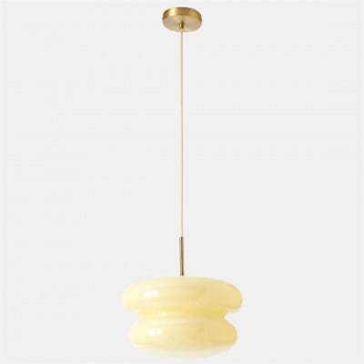 Orra Opaalglazen Hanglamp - Elegante Hanglamp met Dubbel Laag voor de Woonkamer HL1781 — € 182,00