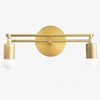 Mobilux Line moderne wastafellamp - badkamerwandarmatuur in art-decostijl HL1716 — € 117,00