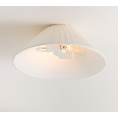 Luvora geplooide kap inbouw - ronde stof voor lage plafonds HL1592 — € 153,00