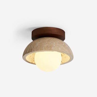 Wabi-Sabi-stijl Travertijn Plafondlamp HL817 — € 114,00