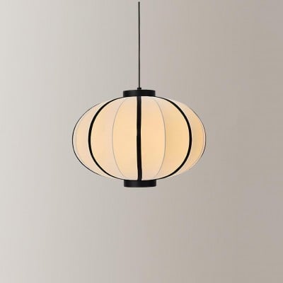 Minimalistische zwart-witte lantaarn hanglamp HL816 — € 257,00