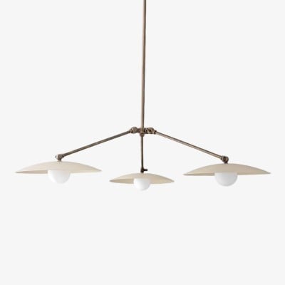 Curva Metalen Antieke Messing Kroonluchter - Moderne Industriële Hanglamp HL1763 — € 409,00