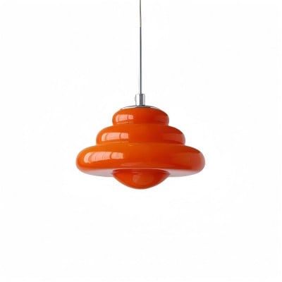 Art Deco glazen hanglamp - Bauhaus Donut kleurrijke ontwerp HL1334 — € 179,00