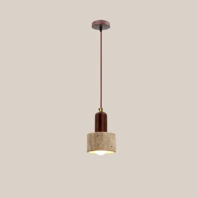 Traditionele Japanse Travertijn Houten Hanglamp HL869 — € 68,00 (was € 77,00) -€ 9,00