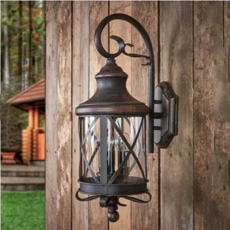 Rustic outdoor wall lamp Romantica