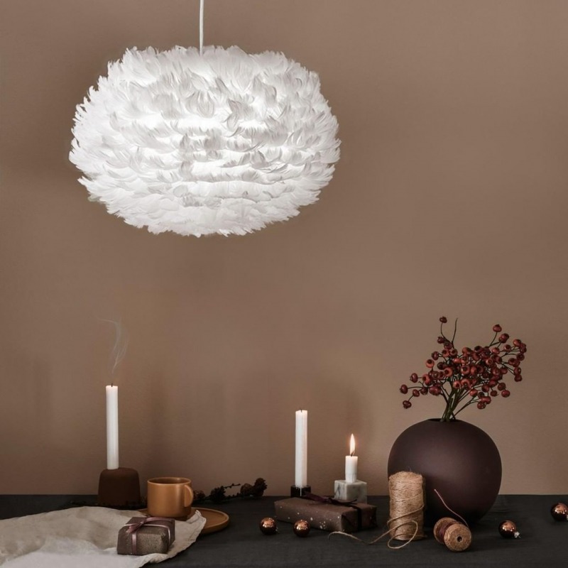 replica della lampada a piuma EOS